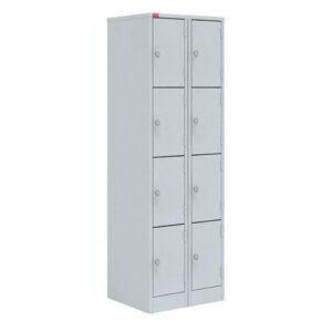 dvuhsekcionnij metallicheskij shkaf dlya sumok shrm 28